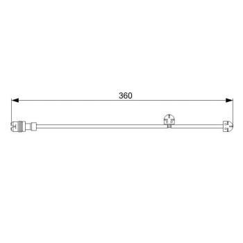 Porsche Cayman 2005-2013 Arası R 3.4, S 3, 4 Sport Bosch Marka Ön Balata Fişi