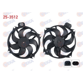 Fluence 1.6 16V Benzinli Fan Motoru Veka 25-3512
