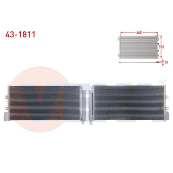Linea 1.4 16V Klima Radyatör Veka 43-1811
