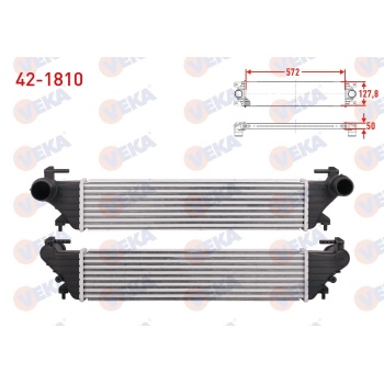 Egea 1.6 Multijet Turbo Radyatörü Veka 42-1810