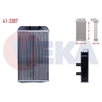 Ducato II 02-06 2.8 JTD Kalorifer Radyatörü Veka 41-3307