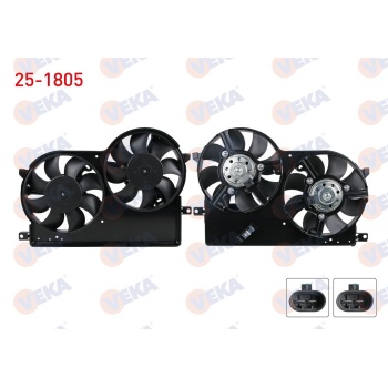 Albea 1.3 Fan Motoru Veka 25-1805