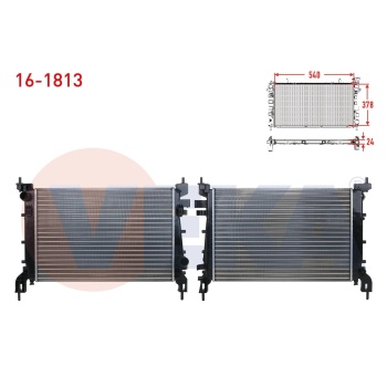 Linea 1.4 8V Su Radyatörü Veka 16-1813