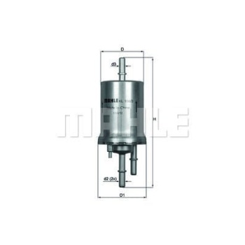 Audi A3 2004-2015 Arası 1.6 E-Power Mahle Marka Benzin Yakıt Filtresi