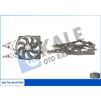 Grande Punto 1.3 Mtj Fan Motoru Kale KLR-417600