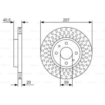 Doblo II On Fren Dıskı Takım BOS-0986479W68