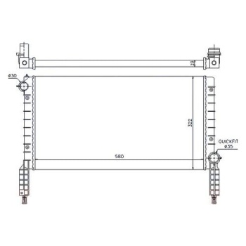 Doblo 1.2 Su Radyatörü Opar 46803028