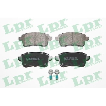 Renault Talisman 2015-2019 Arası 1.6 TCe 150, 1.6 dCi 130, 1.6 dCi 160, 1.6 TCe 200, 1.5 dCi 110 LPR Marka Arka Balata