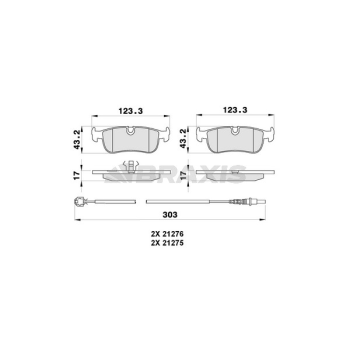 Peugeot 806 1994-2002 Arası 2.0 Turbo, 2.1 td 12V, 1.9 TD Braxis Marka Ön Balata