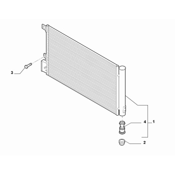 Linea 1.4 8V Klima Radyatör Opar 51934406