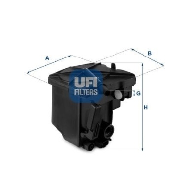 Scudo 1.6 mjt Mazot Filtresi Ufi UFI-24.027.00