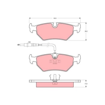 Peugeot 806 1994-2002 Arası 2.0 Turbo, 2.1 td 12V, 1.9 TD TRW Marka Ön Balata