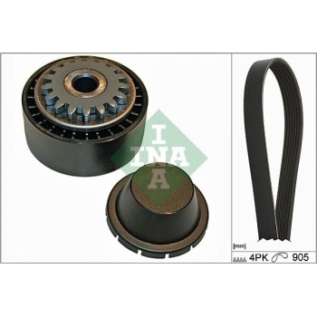 Renault Clio 1998-2016 Arası 1.2, 1.2 16V INA Marka Vantilatör Kayış Seti