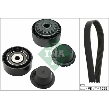 Renault Clio 1998-2016 Arası 1.2, 1.2 16V INA Marka Vantilatör Kayış Seti