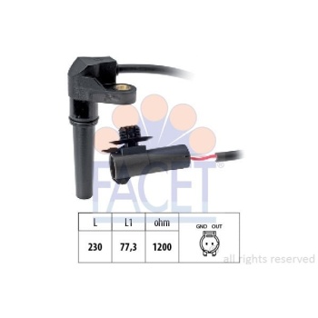 Renault Megane 1995-2008 Arası 1.4 e, 1.4 Eco, 1.9 dT, 1.6 i, 1.9 D Eco, 1.6 e, 2.0 i, 1.9 TDI Facet Marka Eksantrik Devir Sensörü