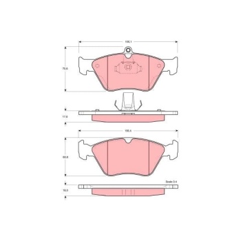 Opel Calibra 1989-1997 Arası 2.5 i V6 TRW Marka Ön Balata