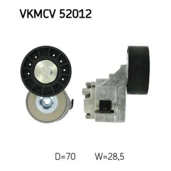 Alternatör Gergisi Kütüklü Ducato 2.3jtd Skf SKF-VKMCV52012