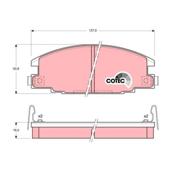 Opel Frontera 1992-1998 Arası 2.5 TDS, 2.0 i, 2.3 TD, 2.4 i TRW Marka Ön Balata