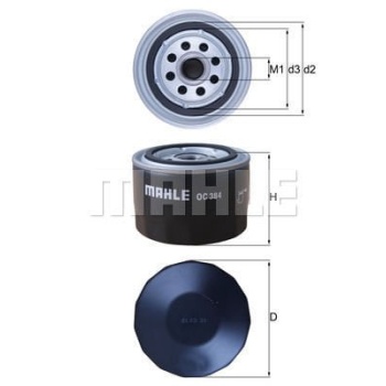 Ford Sierra 1982-1993 Arası 2.3, 2.8 XR4i, 2.0 RS Cosworth Mahle Marka Yağ Filtresi