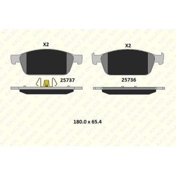 Ford Kuga 2012-2016 Arası 2.0 TDCi 4x4, 2.0 TDCi Kale Marka Ön Balata