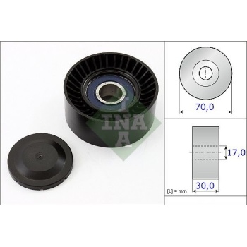 Porsche 911 2004-2015 Arası 3.8 Turbo, 3.8 Turbo S, 3.8 Carrera S, 3.4 Carrera INA Marka Vantilatör Kayış Gergi Rulmanı