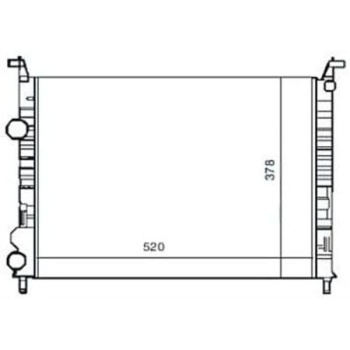 Siena 1.2 8V Su Radyatörü Mga MGA-80600