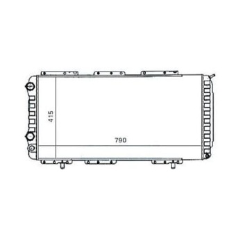 Ducato II 02-06 2.3 Mjt Su Radyatörü Mga MGA-80106
