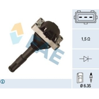 Alfa Romeo 164 1987-1998 Arası 3.0 24V, 3.0 24V Q4, 3.0 24V QV FAE Marka Ateşleme Bobini