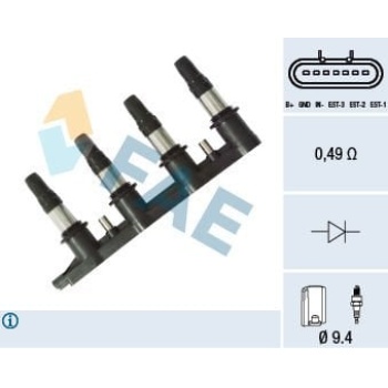 Opel Mokka 2012-2016 Arası 1.6 FAE Marka Ateşleme Bobini