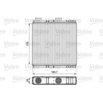 Renault Clio 2005-2014 Arası 1.2 16V Valeo Marka Kalorifer Radyatörü