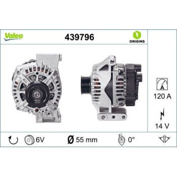 Fiat Panda 2003-2016 Arası 1.3 JTD Multijet 4x4, 1.3 D Multijet, 1.3 D Multijet 4x4 Valeo Marka Alternatör