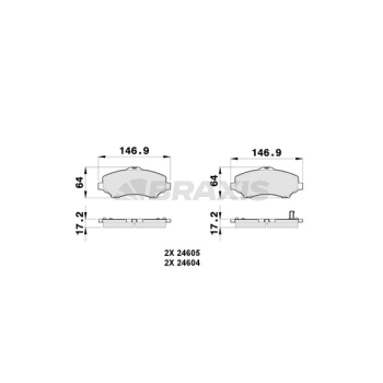 Fiat Freemont 2011-2015 Arası 2.0 JTD 4x4, 2.0 JTD Braxis Marka Arka Balata