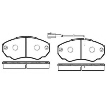 Ducato II 2.3JTD 15 Ön Fren Balata Takımı Mga MGA-55116