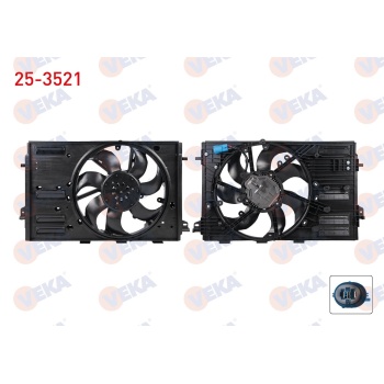 Megane IV 1.5 dci Euro6 Fan Motoru Davlumbazlı Veka 25-3521