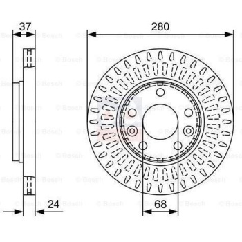 Megane IV 1.5 Blue Dci Ön Fren Diski Bosch BOS-0986479W70