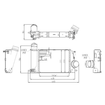 Megane IV 1.2 Tce Turbo Radyatörü (intercool) Mga MGA-80799