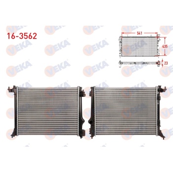 Megane IV 1.2 Tce Su Radyatörü Veka 16-3562