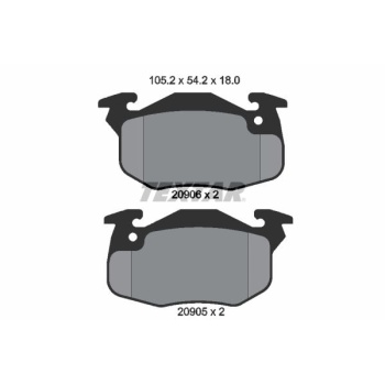 Citroen Saxo 1996-2004 Arası 1.0 X, 1.1 X, SX Textar Marka Ön Balata