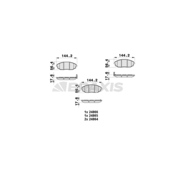 Chevrolet Epica 2004-2011 Arası 2.0 D, 2.0 Braxis Marka Ön Balata