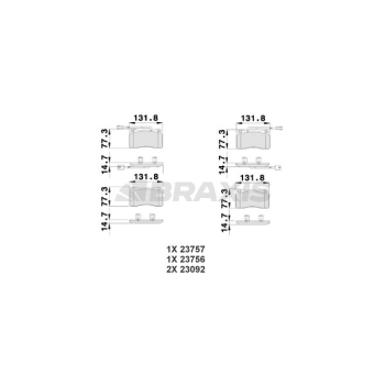 Alfa Romeo Giulietta 2010-2020 Arası 1.8 TBi Braxis Marka Balata