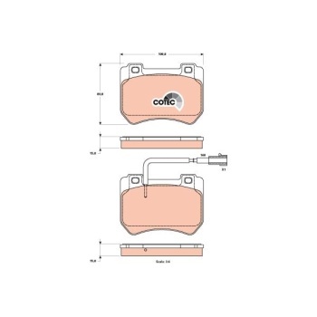Alfa Romeo Brera 2006-2011 Arası 2.0 JTDM, 2.2 JTS TRW Marka Ön Balata