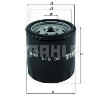 Chevrolet Captiva 2006-2010 Arası 3.0 4WD Mahle Marka Yağ Filtresi