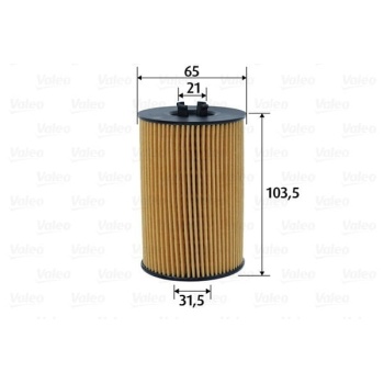 Audi Q3 2011-2018 Arası 2.0 TDI quattro, 2.0 TDI Valeo Marka Yağ Filtresi