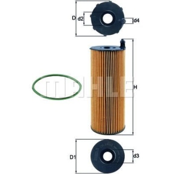 Audi Q7 2006-2016 Arası 3.0 TDI quattro Mahle Marka Yağ Filtresi
