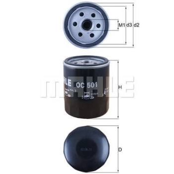 Alfa Romeo Gtv 1978-1987 Arası 2.0 Mahle Marka Yağ Filtresi