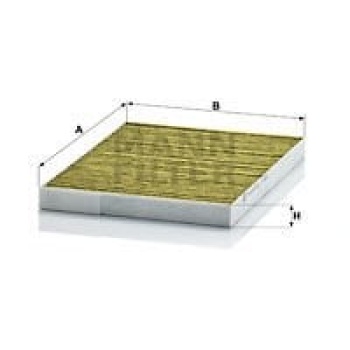 Renault Koleos 2008-2012 Arası 2.0 dCi, 2.5 4x4, 2.0 dCi 4x4, 2.5 Mann Marka Karbonlu Polen Filtresi