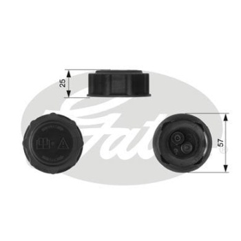 Ford Sierra 1982-1993 Arası 1.8, 2.0, 1.6 Gates Marka Radyatör Yedek Su Depo Kapağı