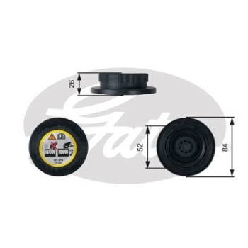 Chevrolet Corvette 1997-2004 Arası 5.7 Gates Marka Radyatör Yedek Su Depo Kapağı