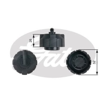 Alfa Romeo 33 1990-1994 Arası 1.7 i.e., 1.7 16V, 1.4 i.e., 1.7 16V 4x4 Gates Marka Radyatör Yedek Su Depo Kapağı