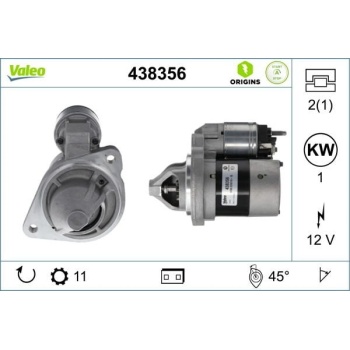 Ford Ecosport 2011-2015 Arası 1.0 EcoBoost Valeo Marka Marş Motoru